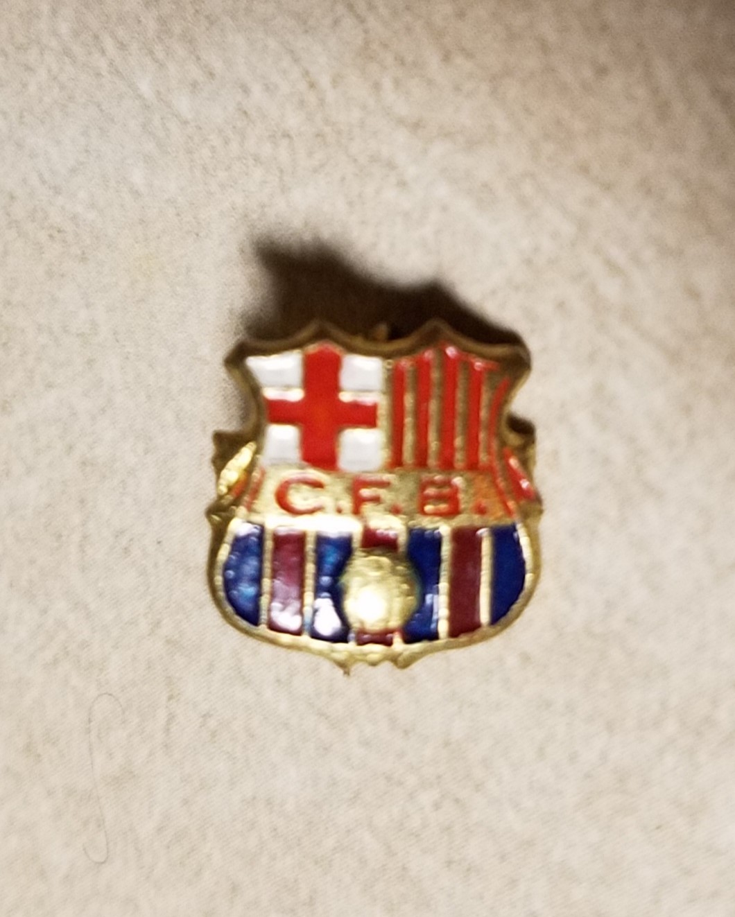Vintage 1960\'s FC Barcelona pin Vintage 1960\'s FC Barcelona pin