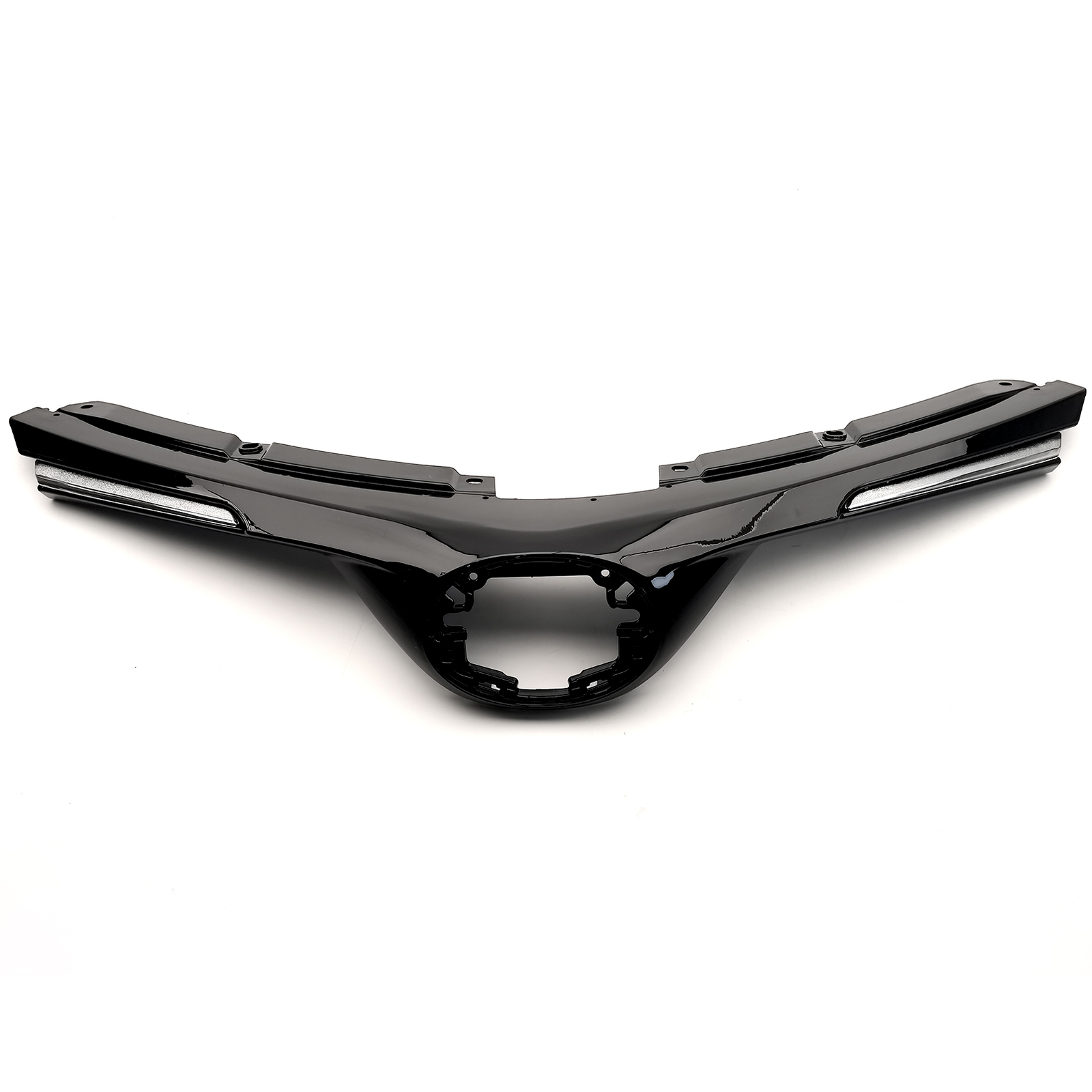 For 2016-2018 Toyota RAV4 Front Bumper Upper Hood Grille w/Chrome Trim Grill For 2016-2018 Toyota RAV4 Front Bumper Upper Hood Grille w/Chrome Trim Grill