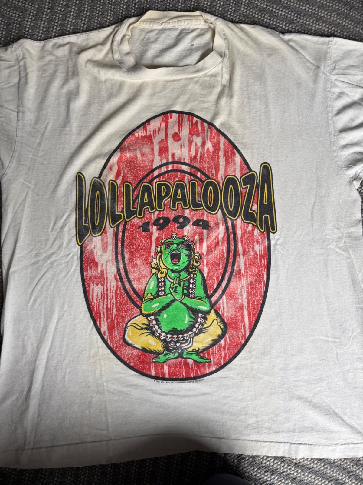 Vintage Rare Lollapalooza 1994 tour shirt Smashing Pumpkins Beastie Boys Tribe