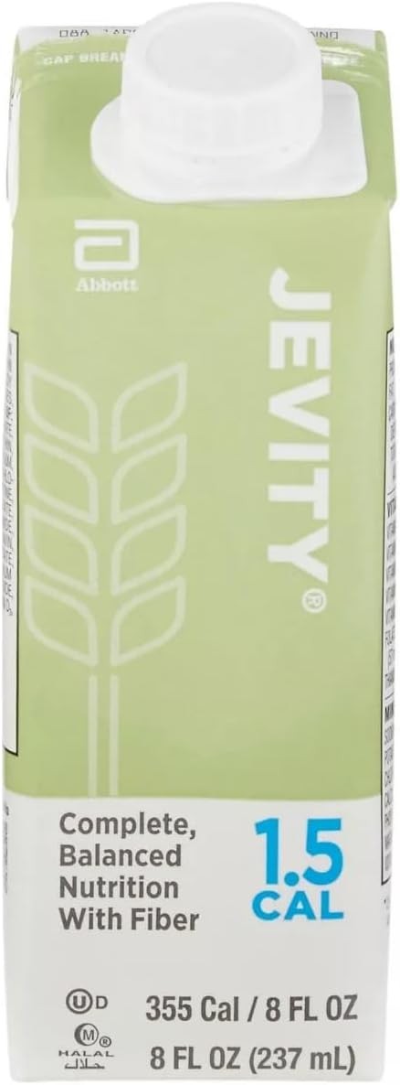 48 Pack Jevity 1.5 Cal High Protein Nutrition with FOS, 8-Ounce