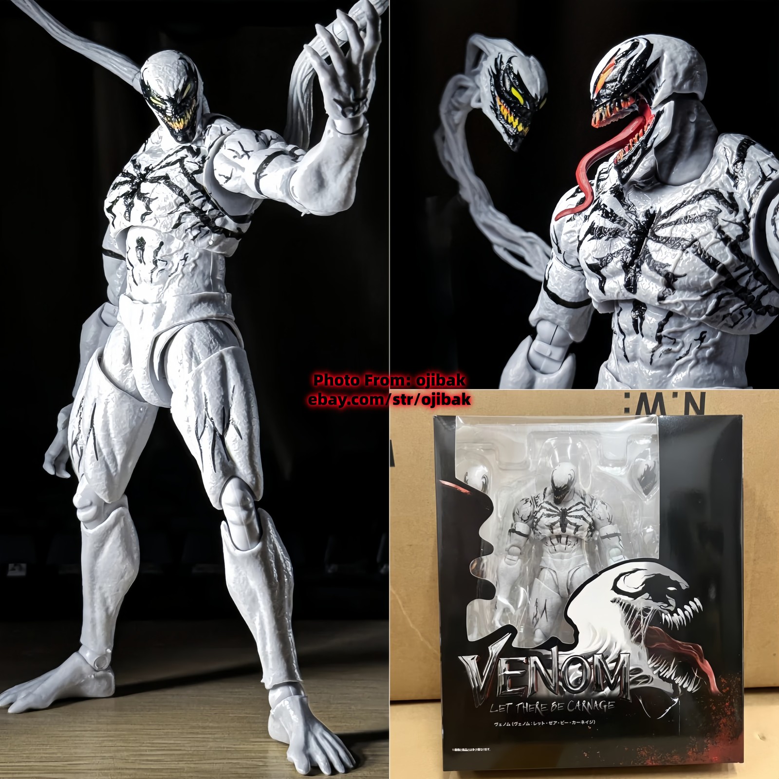 New SHF Venom Let There Be Carnage Anti-Venom Action Figure Boxed Chinese Ver. New SHF Venom Let There Be Carnage Anti-Venom Action Figure Boxed Chinese Ver.