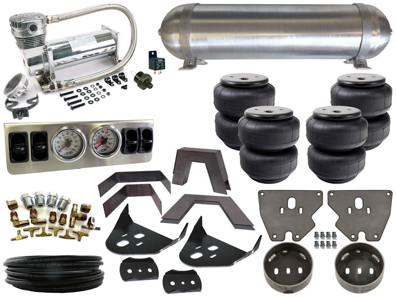 Complete Air Ride Suspension Kit - 1973-1987 Chevrolet C10 LEVEL 1 - 1/4