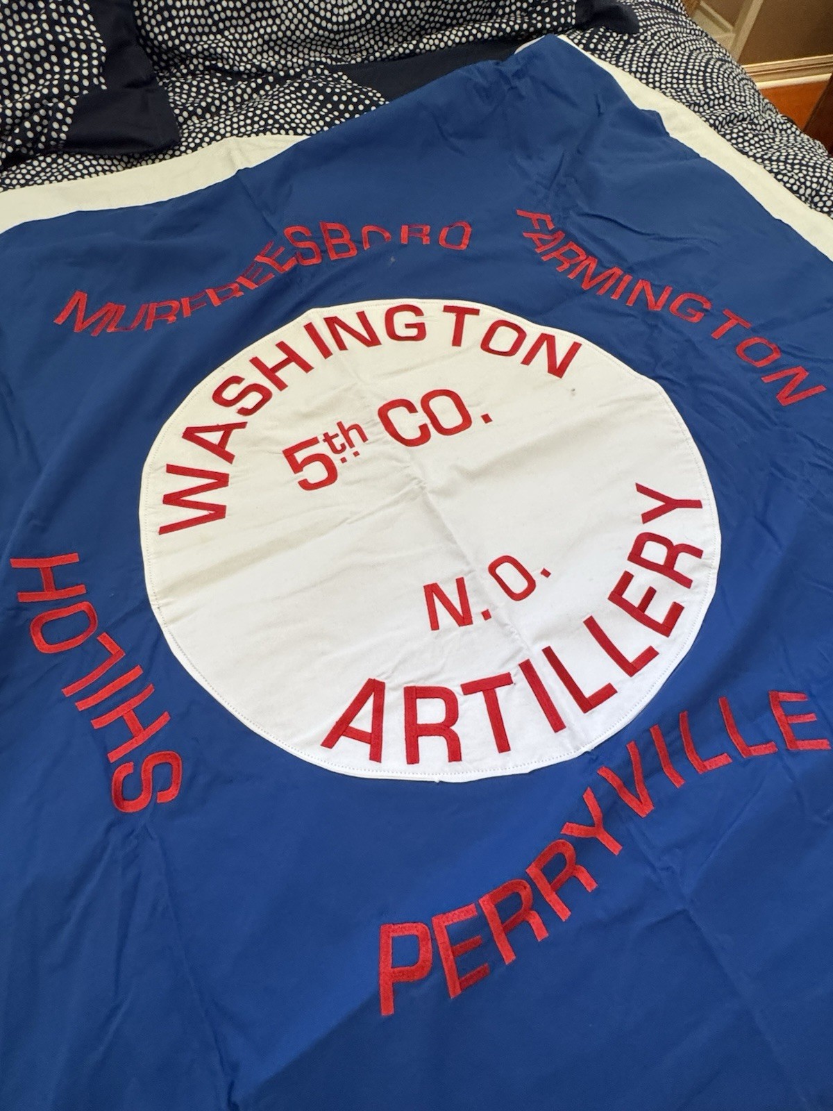 New Orleans 5th Company Washington Artillery Battle Flag Handmade Sewn Quality New Orleans 5th Company Washington Artillery Battle Flag Handmade Sewn Quality