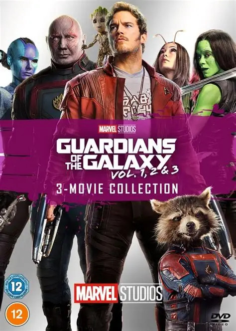 Guardians of the Galaxy Volumes 1-3 DVD Bundle New / Sealed 3-Movie Collection Guardians of the Galaxy Volumes 1-3 DVD Bundle New / Sealed 3-Movie Collection