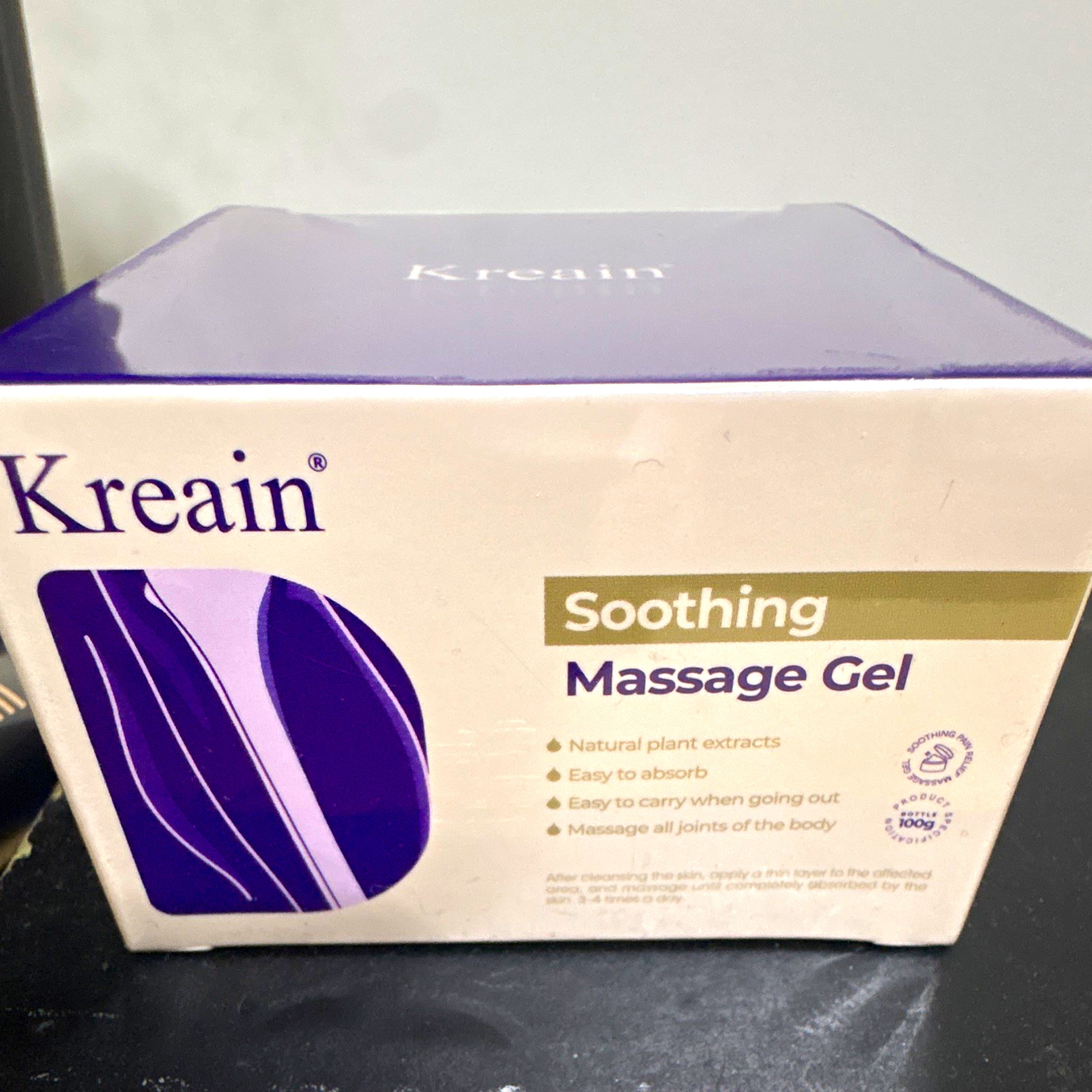 Kreain Soothing Massage Gel 100 g - Easy Absorb, Emu Oil, Turmeric **PACK OF 7** Kreain Soothing Massage Gel 100 g - Easy Absorb, Emu Oil, Turmeric **PACK OF 7**