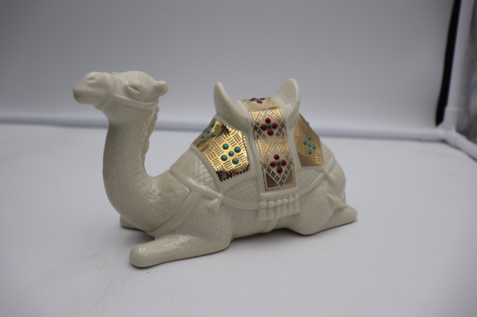 vintage Lenox China Jewels Nativity Scene Sitting camel 1994