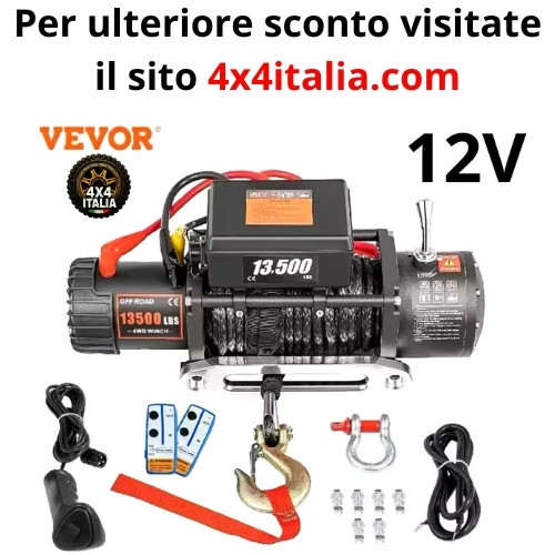 Winch 13500LBS - 6123.5kg, 12VOLT