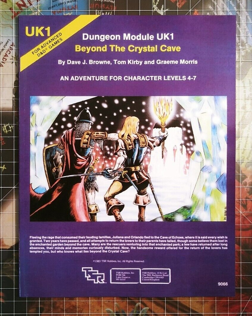 UK1 Beyond the Crystal Cave - Dungeons & Dragons - D&D - AD&D
