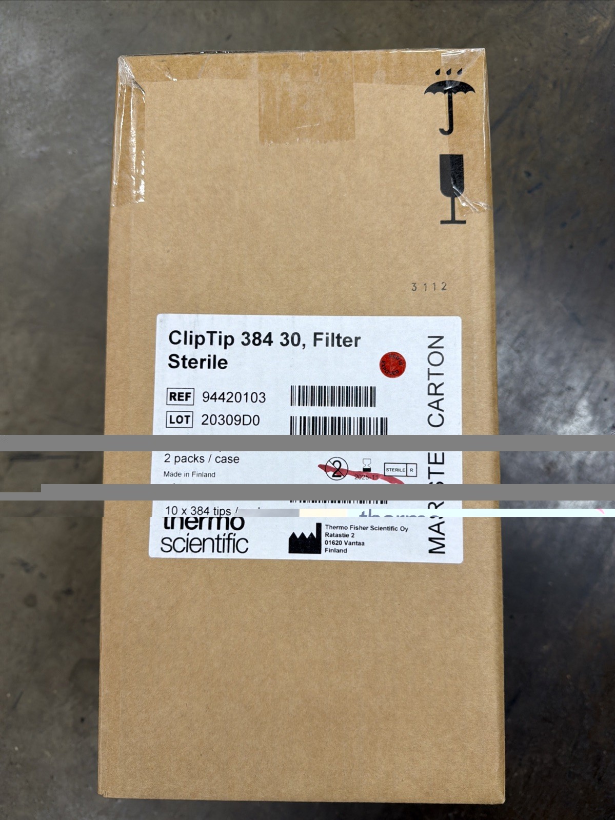 Thermo Scientific 384 30uL, Filter, Sterile, ClipTip Pipette Tips 94420103 Thermo Scientific 384 30uL, Filter, Sterile, ClipTip Pipette Tips 94420103