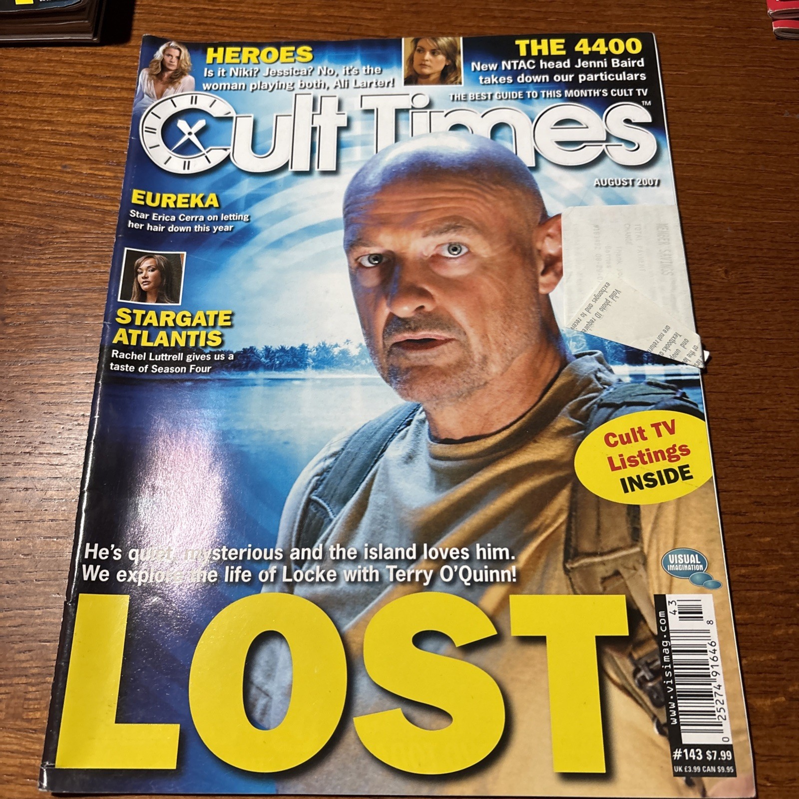 VTG 2007 CULT TIMES: Lost Terry O’Quinn / Stargate Atlantis Rachel Luttrell