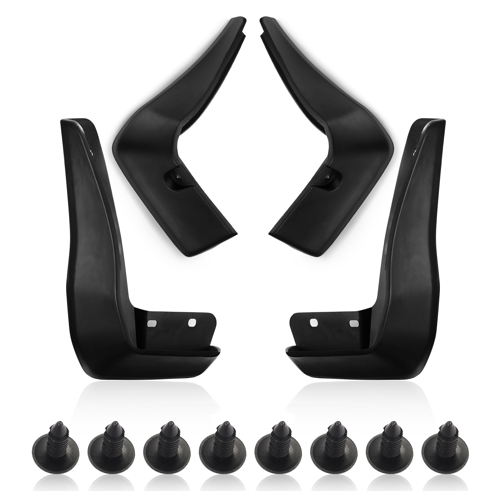 4PCS Splash Guards Mud Flaps Rear & Front for Honda Accord 2018 2019 