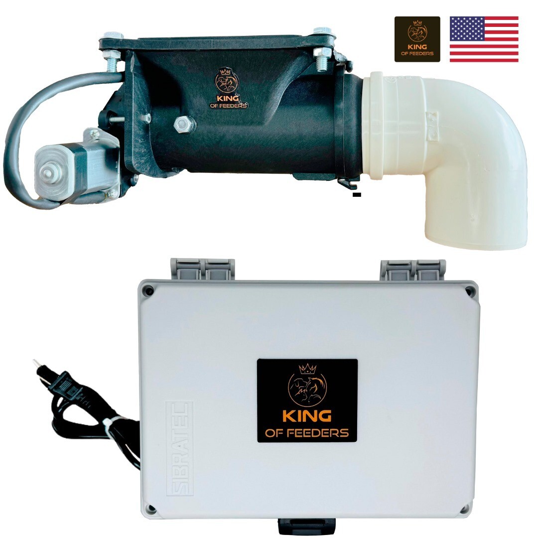 Automatic Pig Feeder, Food Dispenser with, Timer Healthier Pigs, Pigs Care