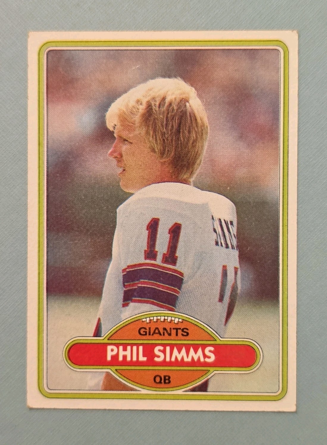 Phil Simms 1980 Topps Football #225 (RC) New York Giants EX+
