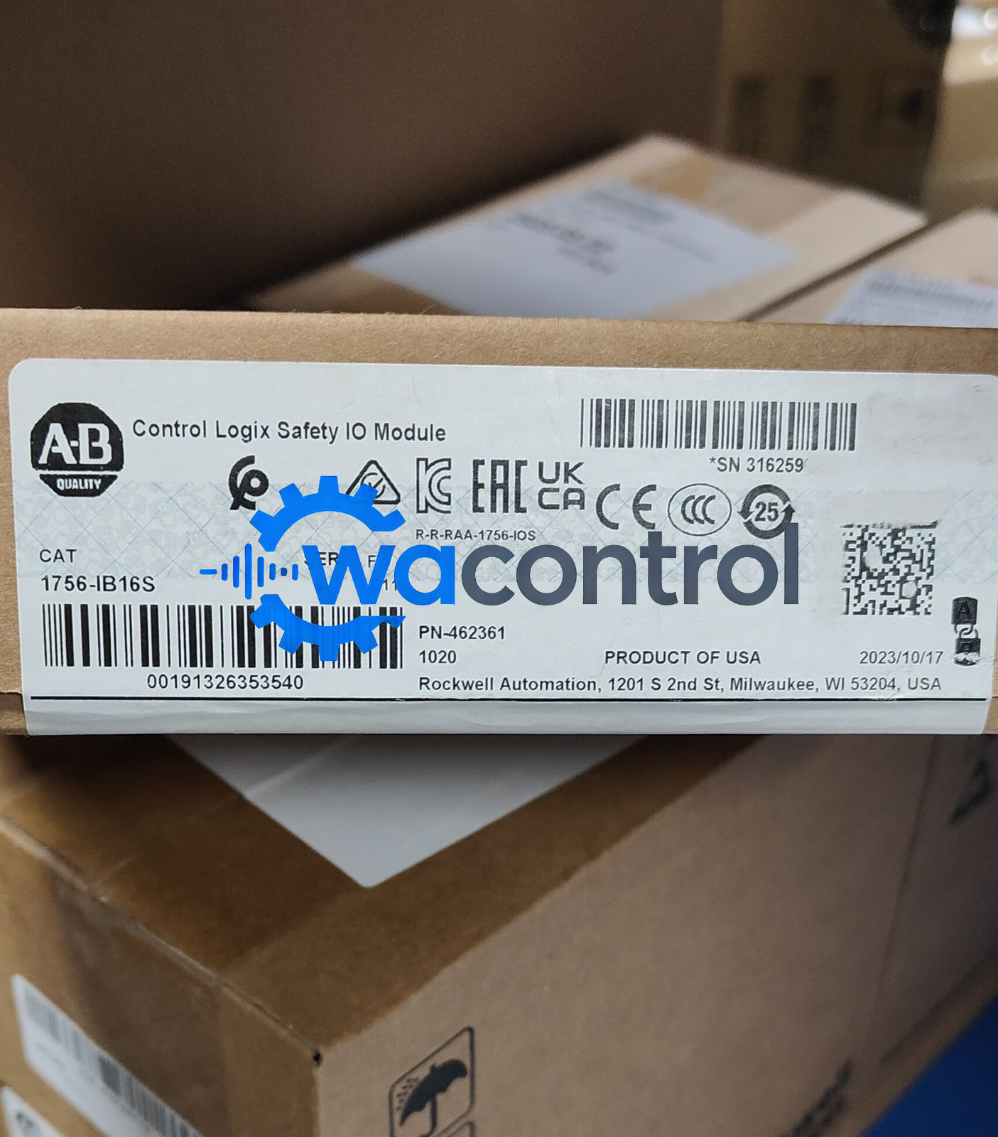 Factory Sealed Allen-Bradley 1756-IB16S Real US stock Factory Sealed Allen-Bradley 1756-IB16S Real US stock