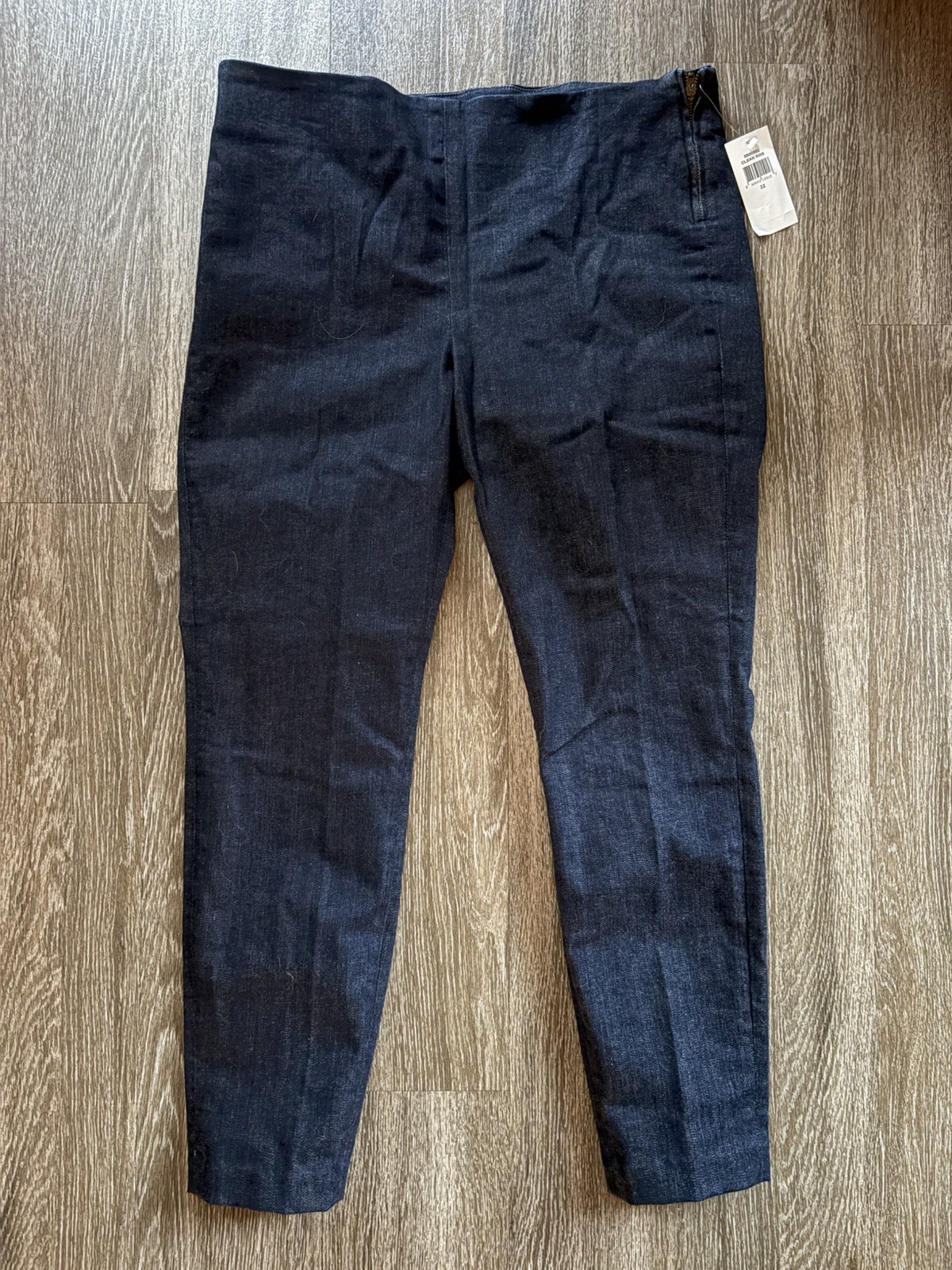 J.Jill Black Side Zip Pull-On Ankle Pants | Stretch Comfort | size 32 NWT