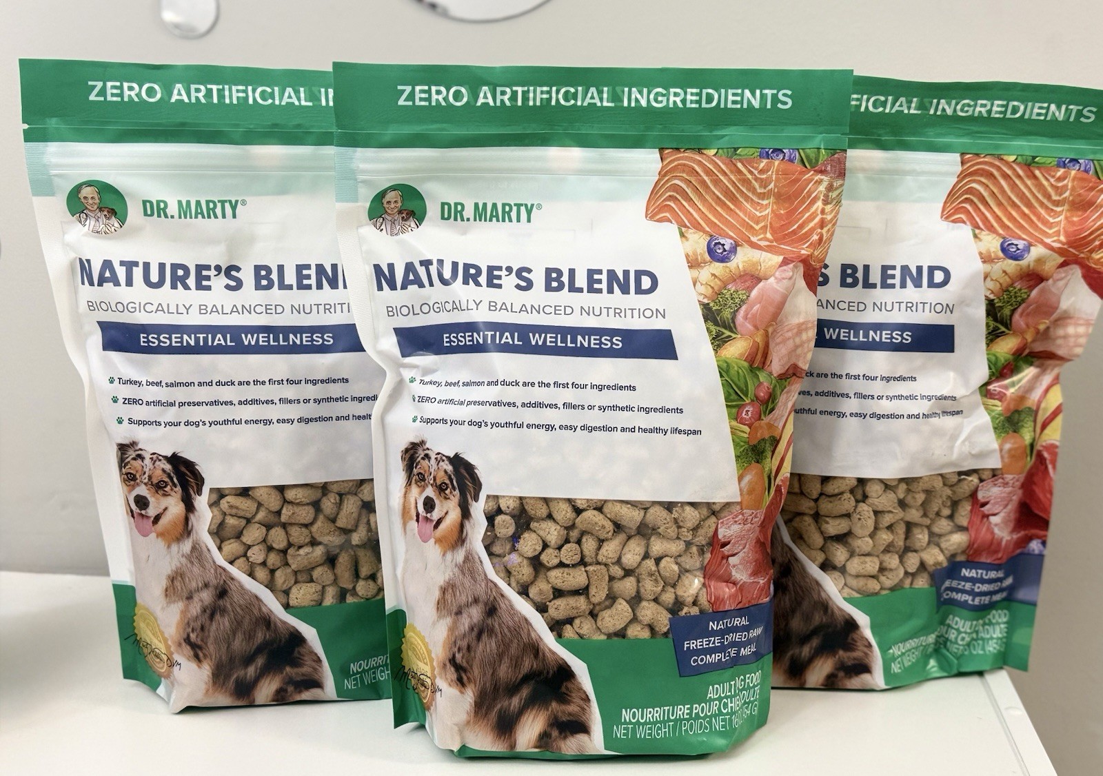 Dr. Marty Nature\'s Blend Freeze-Dried Raw Dog Food 48 oz (3 Bags x 16 oz) Dr. Marty Nature\'s Blend Freeze-Dried Raw Dog Food 48 oz (3 Bags x 16 oz)