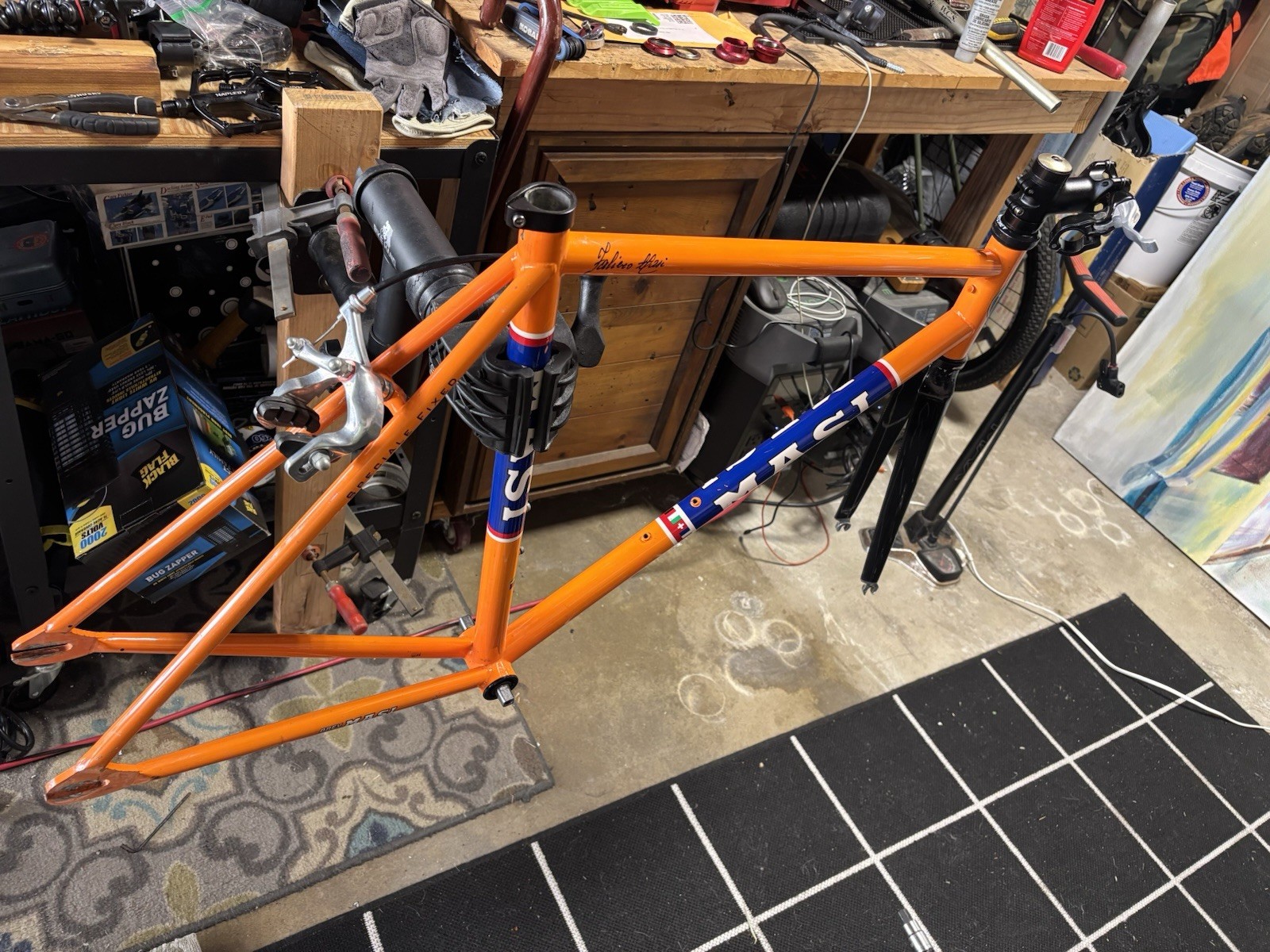 MASI Special Fixed 54cm With Carbon Fork 1 1/8 Steer Tube MASI Special Fixed 54cm With Carbon Fork 1 1/8 Steer Tube