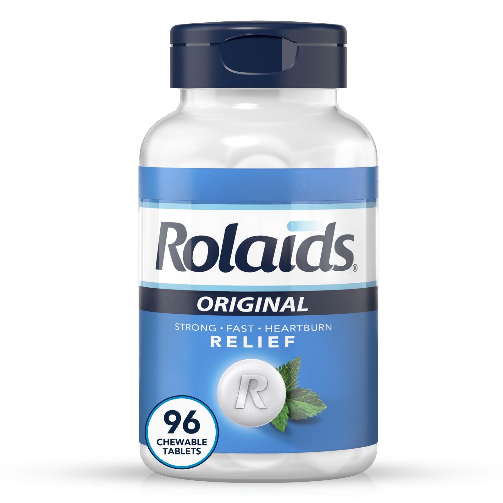 Rolaids Original Strength Antacid, 96 Chewable Tablets, Mint Flavor, Origi