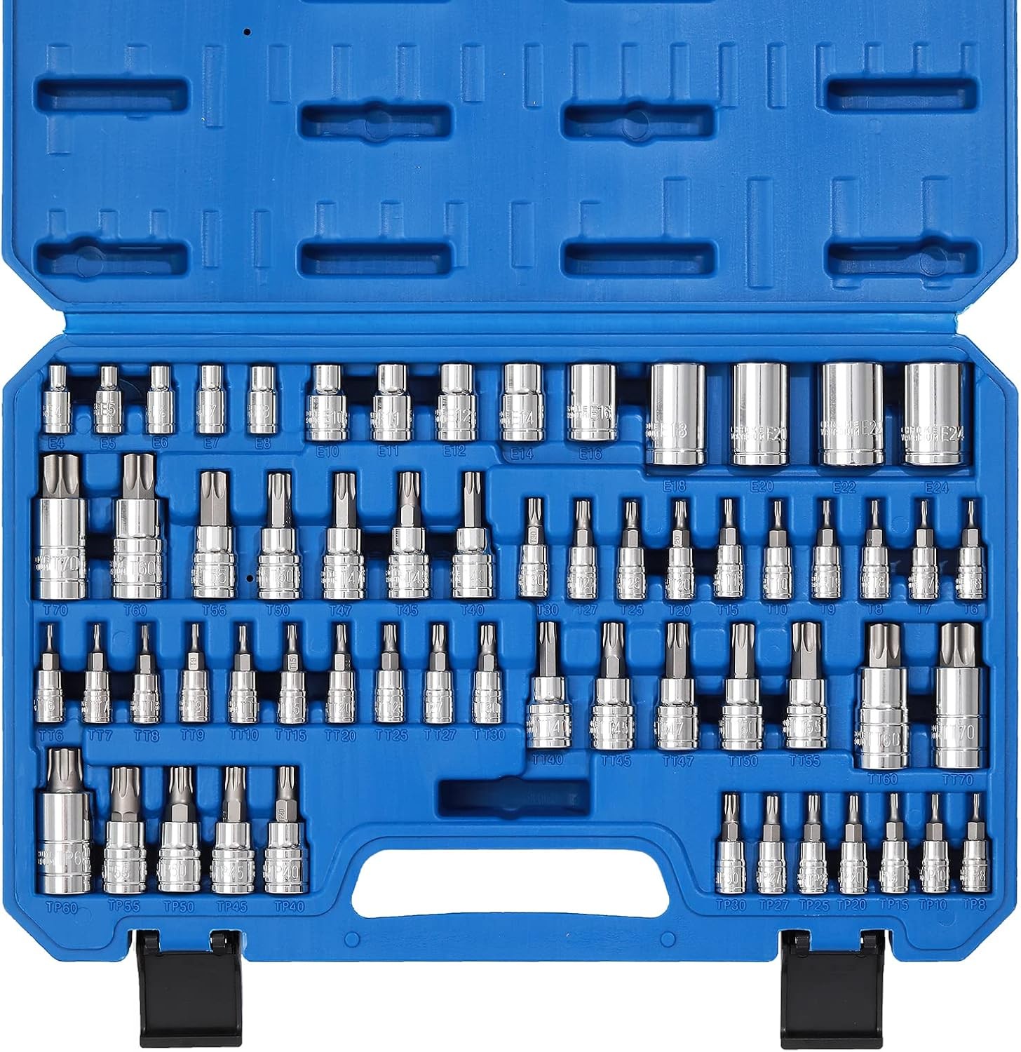 CASOMAN Master Torx Bit Socket and External Set, 60-Piece CASOMAN Master Torx Bit Socket and External Set, 60-Piece