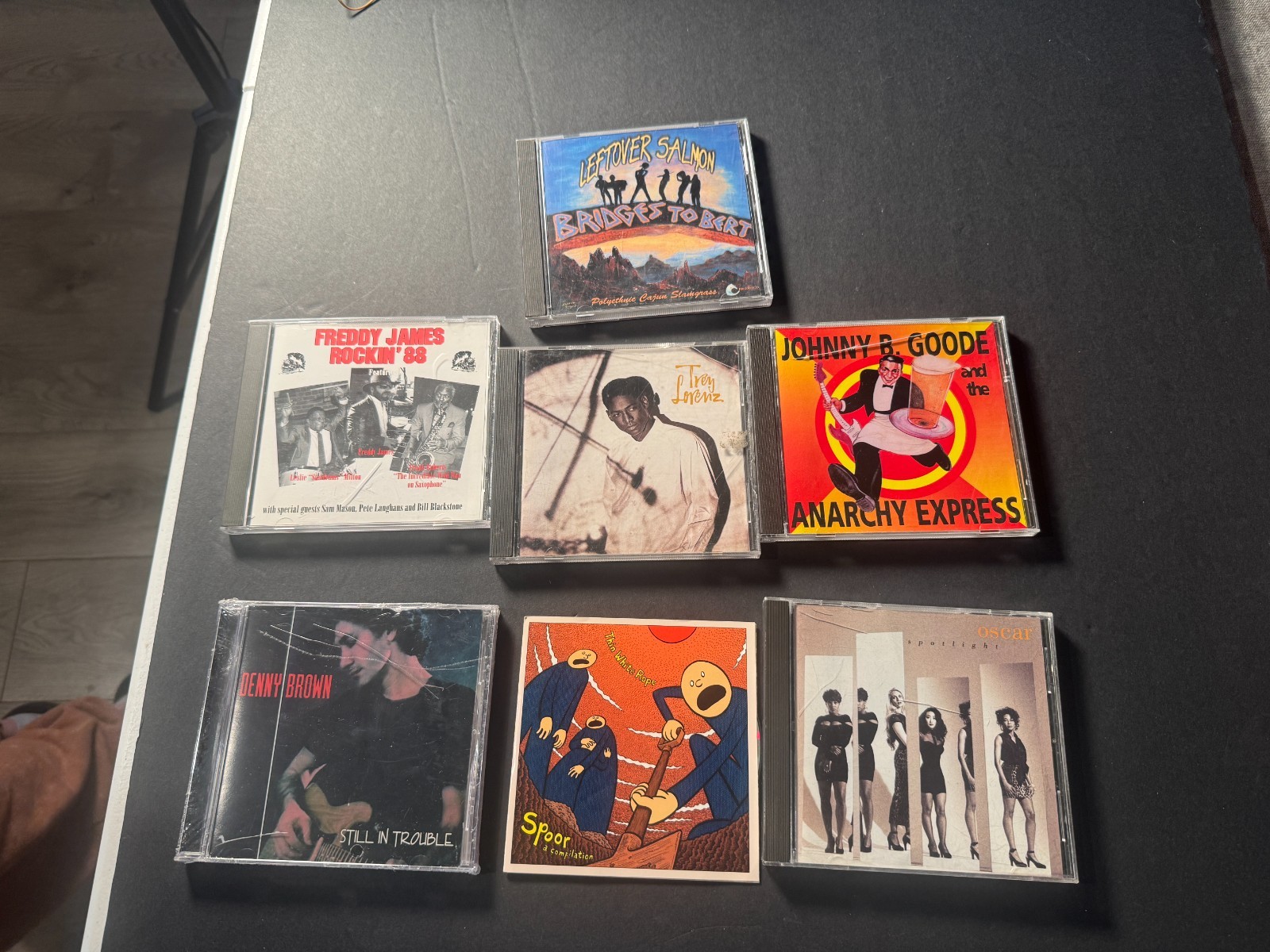 Lot 7 Rare 90s Indie Rock R&B CDs Leftover Salmon Denny Brown Freddy James Oscar Lot 7 Rare 90s Indie Rock R&B CDs Leftover Salmon Denny Brown Freddy James Oscar