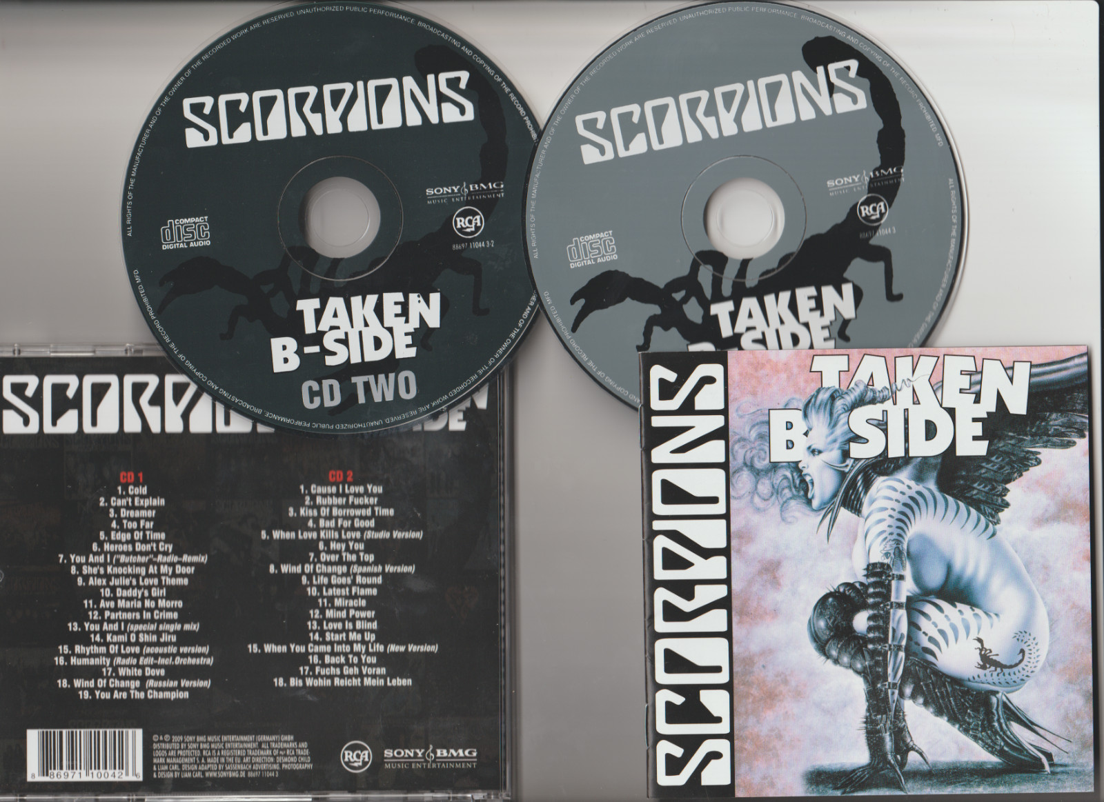 SCORPIONS “Taken B-Side” VERY RARE Hair Metal 2-CD SET 