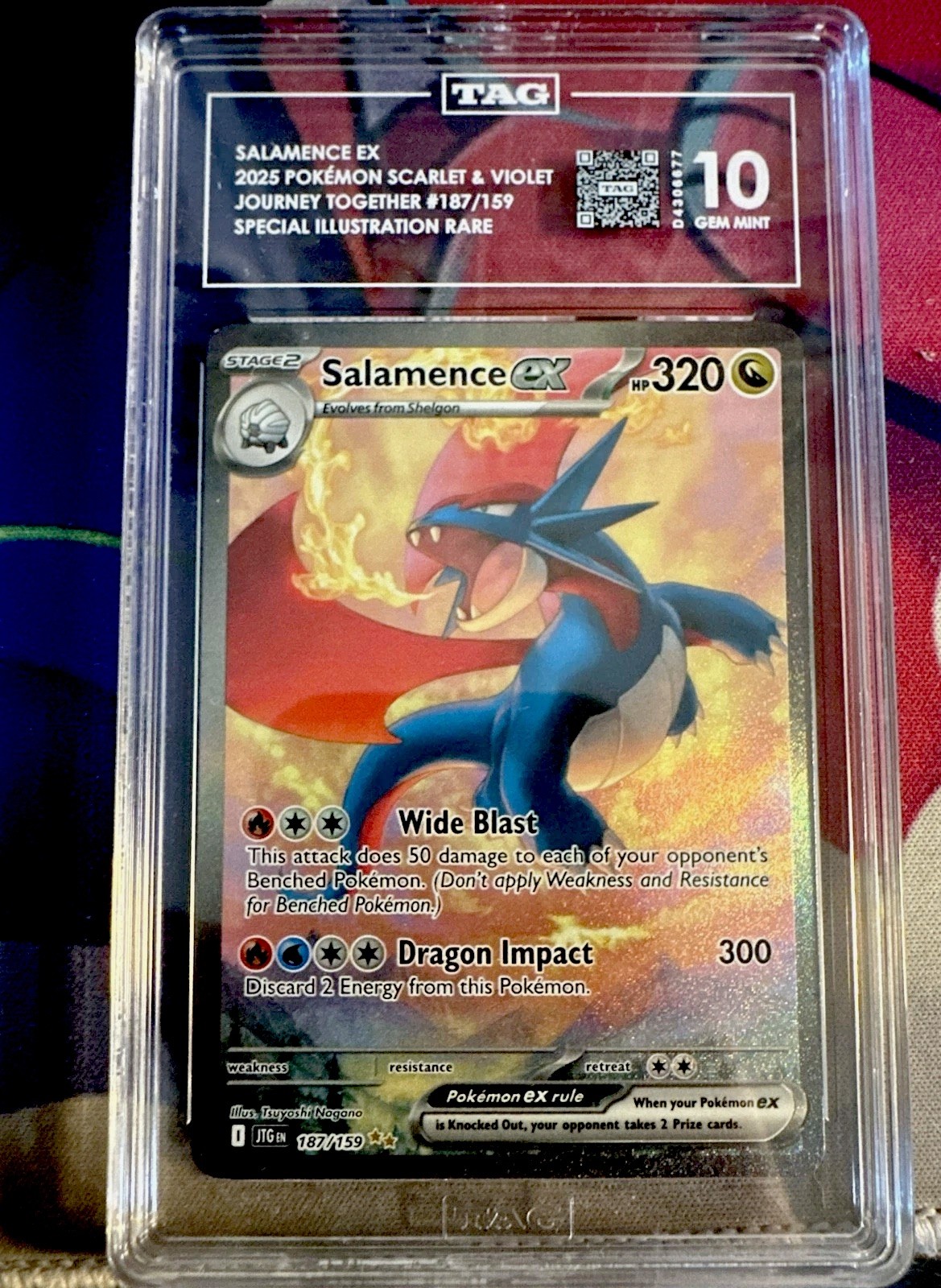 Salamence ex 187/159 Sv09: Journey Together Holo Salamence ex 187/159 Sv09: Journey Together Holo