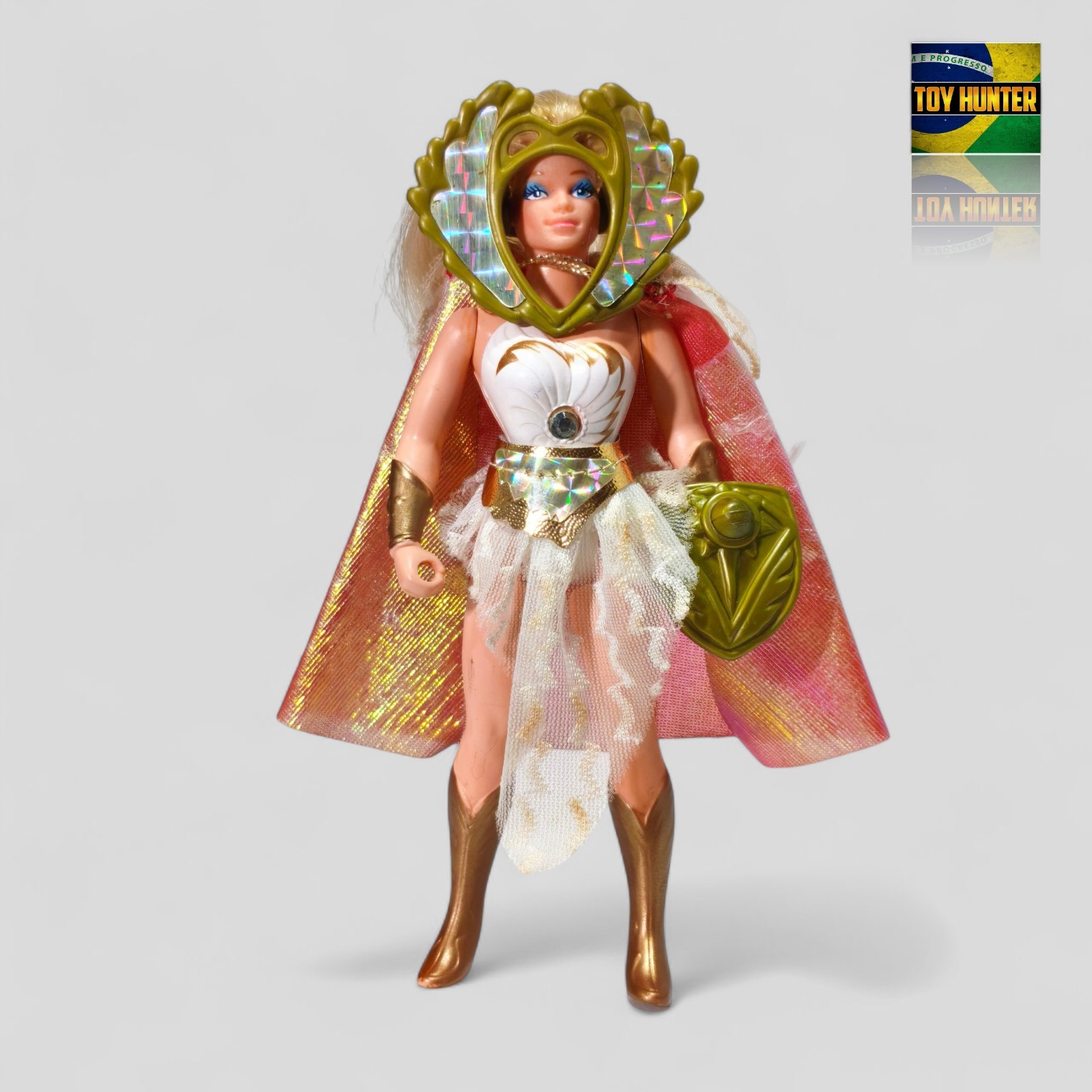 SHE-RA ESTRELA BRAZIL PRINCESS OF POWER VINTAGE FIGURE ORIGINAL CAPE RARE 🇧🇷