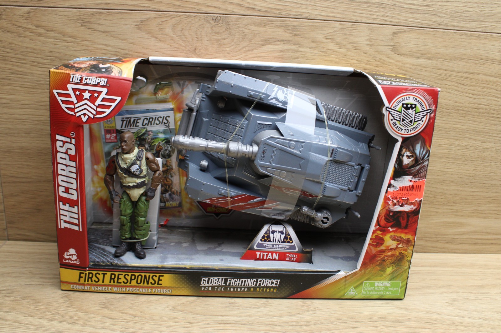 The Corps ~ First Response Combat Vehicle ~ Siege Tank & Titan Figure Set ~ NIP