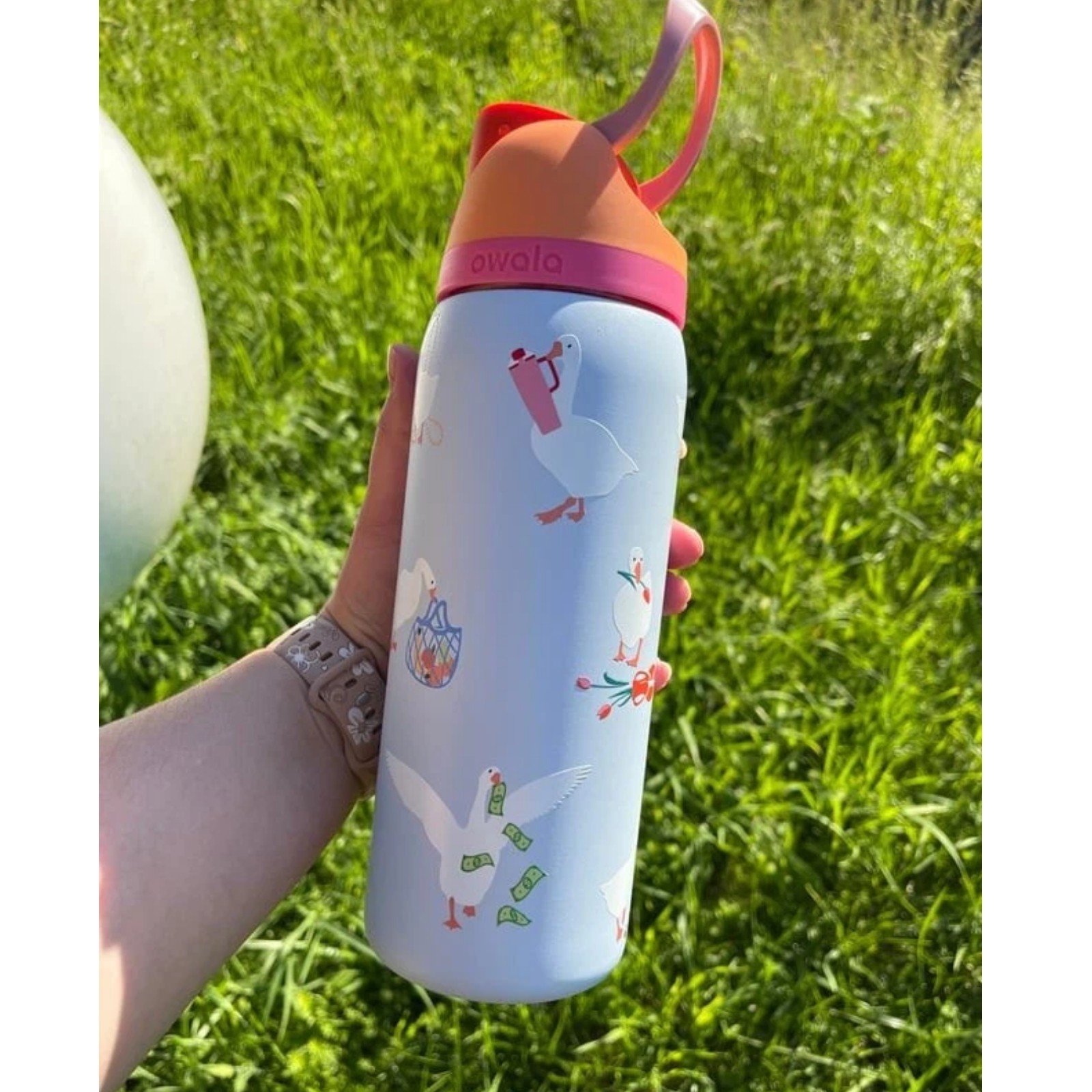 Owala FreeSip Silly Goose 32oz Water Bottle Insulated Stainless Steel,US STOCK
