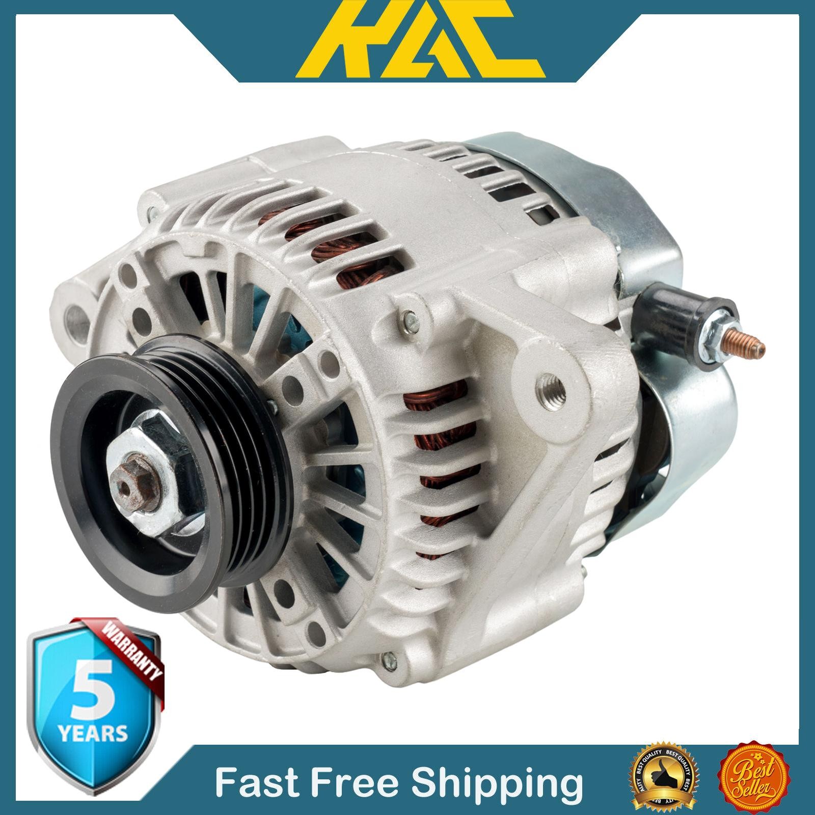 Alternator 90A Fits 1994 Acura Integra Fits 1995 Acura Integra All Engine 13529N