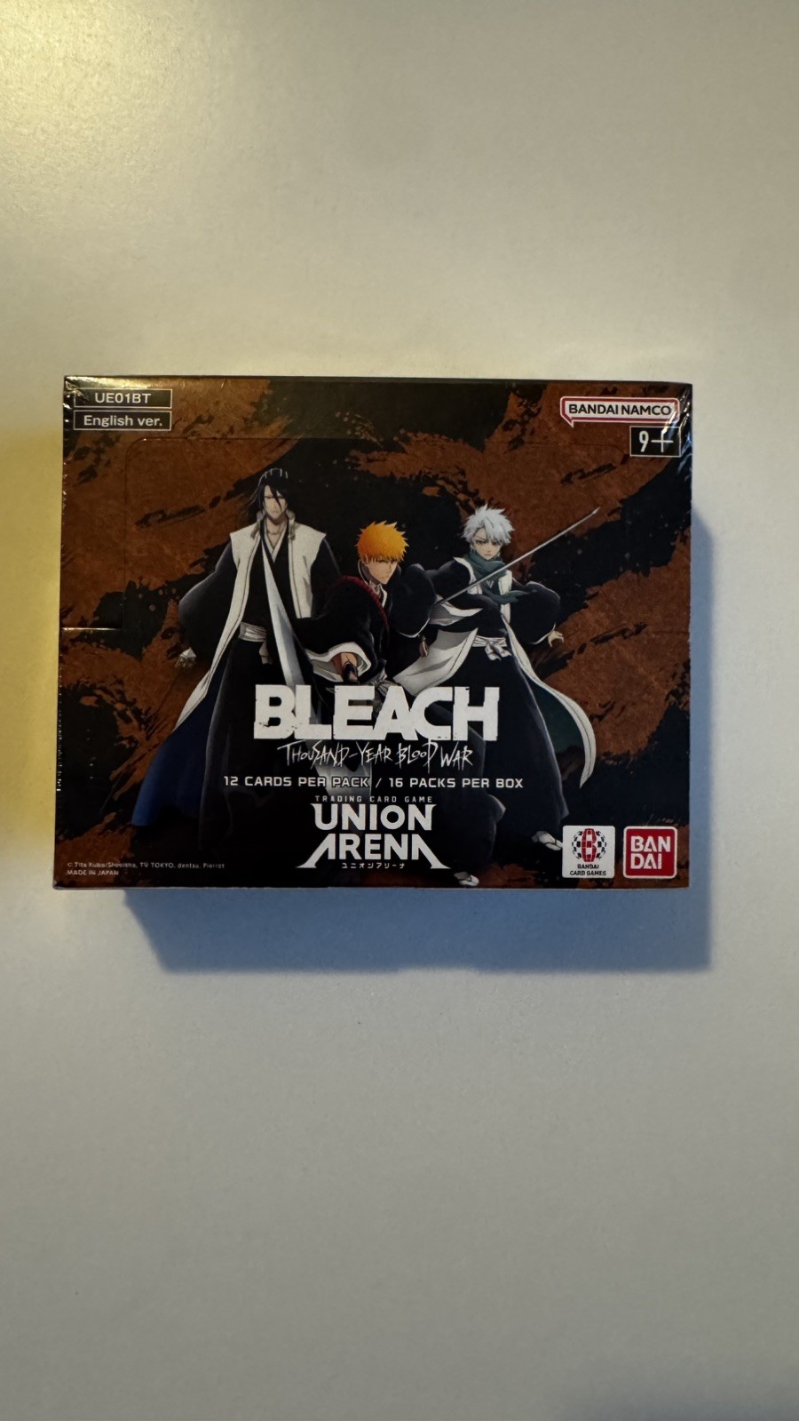 Union Arena UE01BT Bleach Thousand Year Blood War Booster Box (English) Union Arena UE01BT Bleach Thousand Year Blood War Booster Box (English)