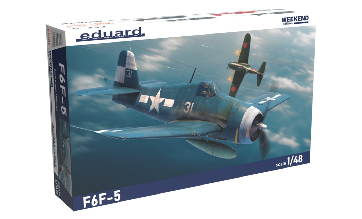 Eduard 84181 Grumman F6F-5 Hellcat 1/48 Scale Plastic Model Kit