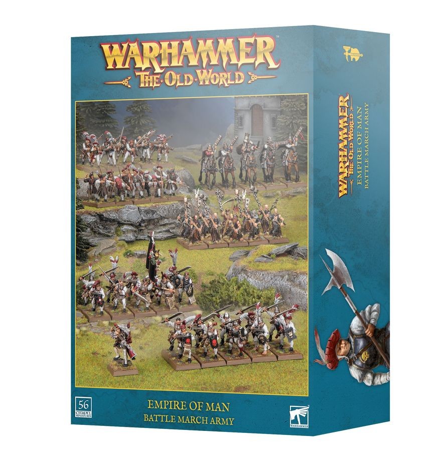 Empire of Man: Battle March Army - Warhammer The Old World - Brand New 06-122