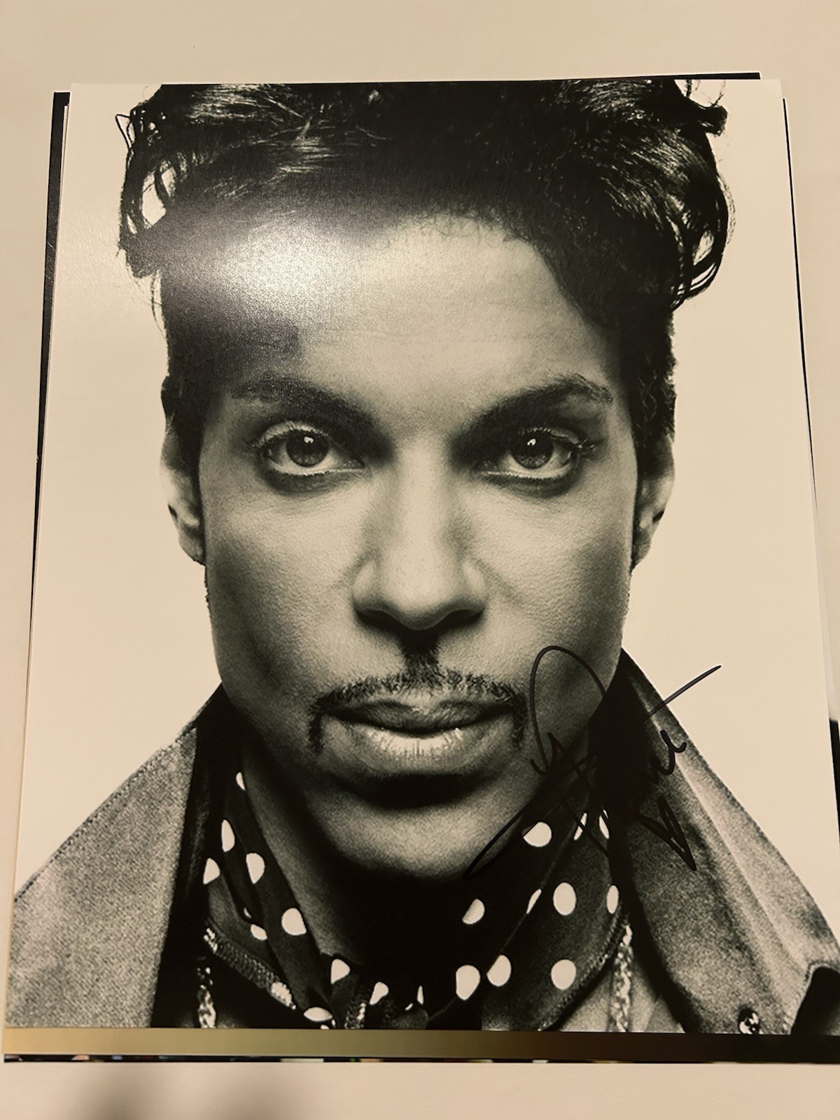 Prince 8x10 Autographed Photo With Coa