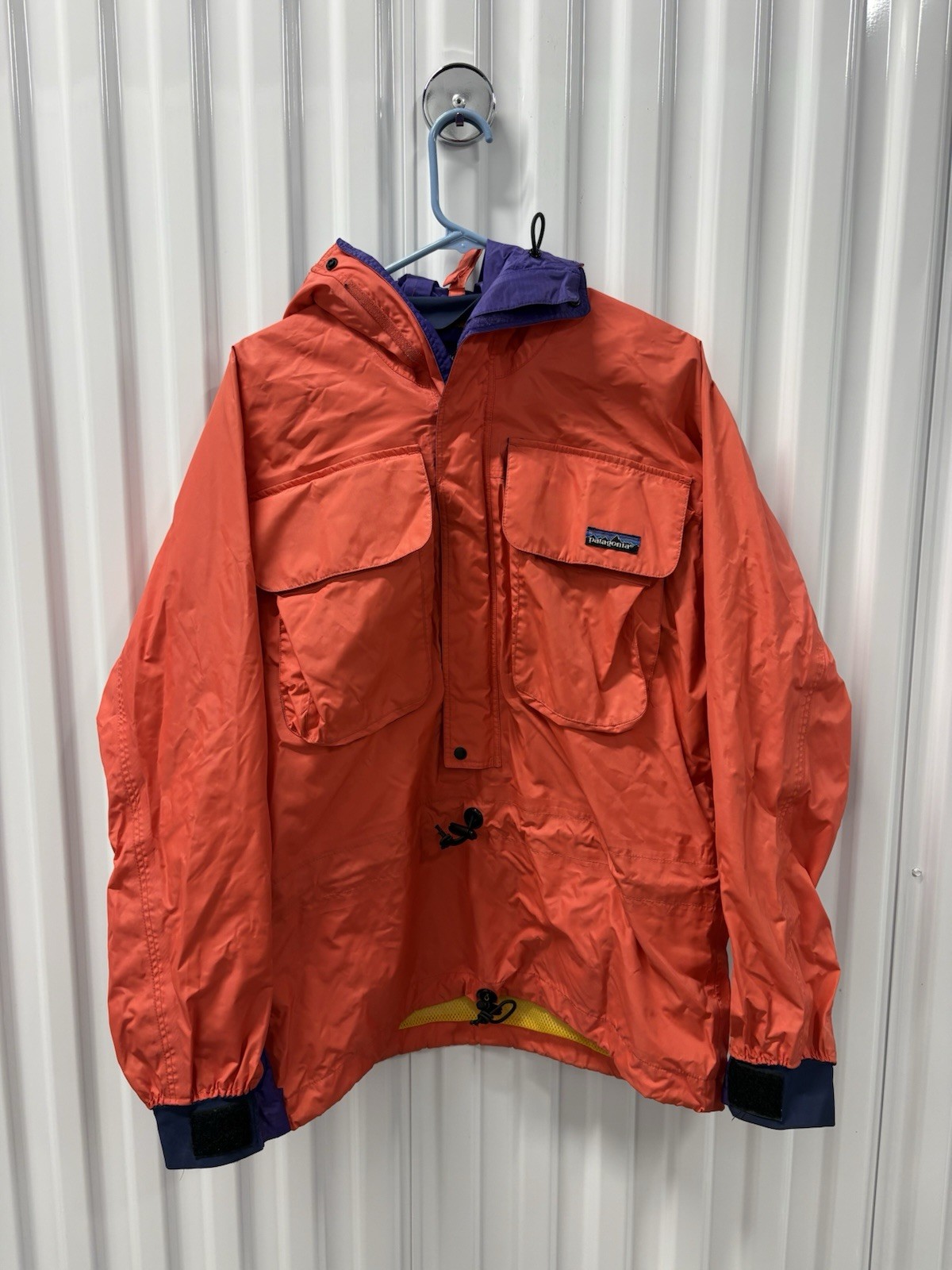Vintage Rare Patagonia Jacket Skanorak Orange Waterproof Kayaking Mens Small Vintage Rare Patagonia Jacket Skanorak Orange Waterproof Kayaking Mens Small