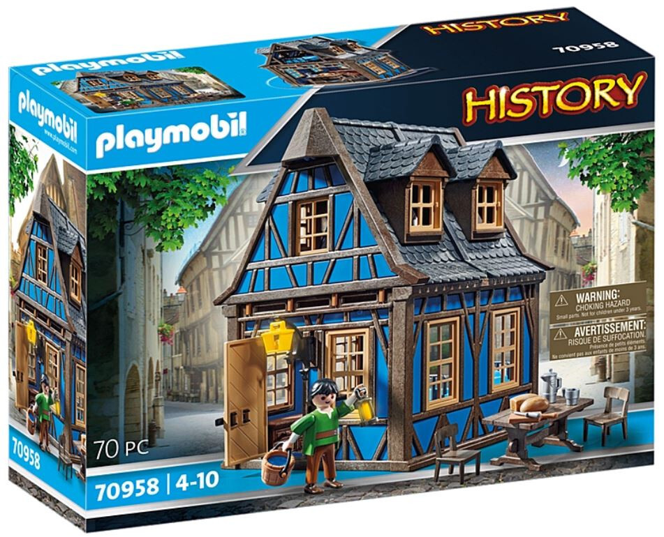 Playmobil History Set 70958 Blue Medieval Historic House NEW Boxed