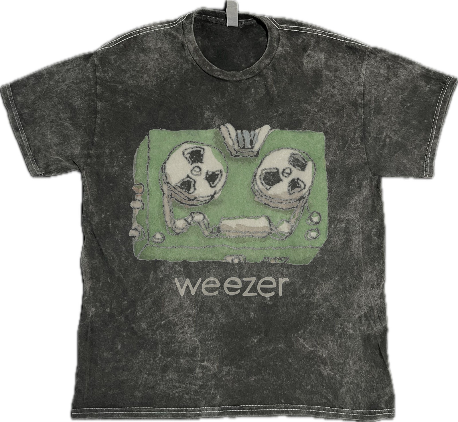 Weezer Green Album T-Shirt Punk Rock Music 100%Cotton Mineral Vintage Washed Tee Weezer Green Album T-Shirt Punk Rock Music 100%Cotton Mineral Vintage Washed Tee