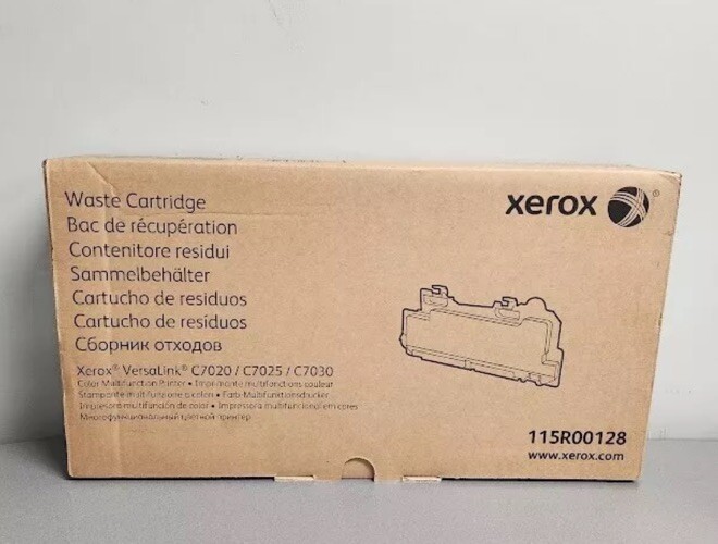 Xerox 115R00128 Waste Cartridge for C7020 / C7025 / C7030 Genuine Xerox 115R00128 Waste Cartridge for C7020 / C7025 / C7030 Genuine