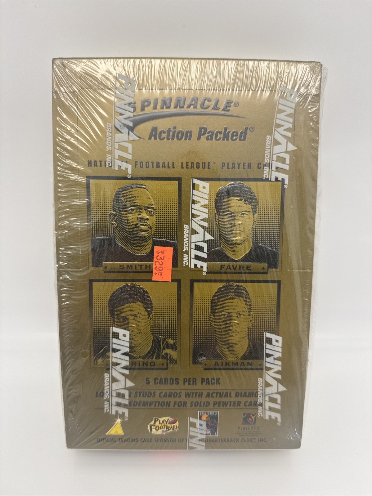 ULTRA RARE 1996 Pinnacle Action Packed Football Hobby Box DIAMONDS? 24kt GOLD?