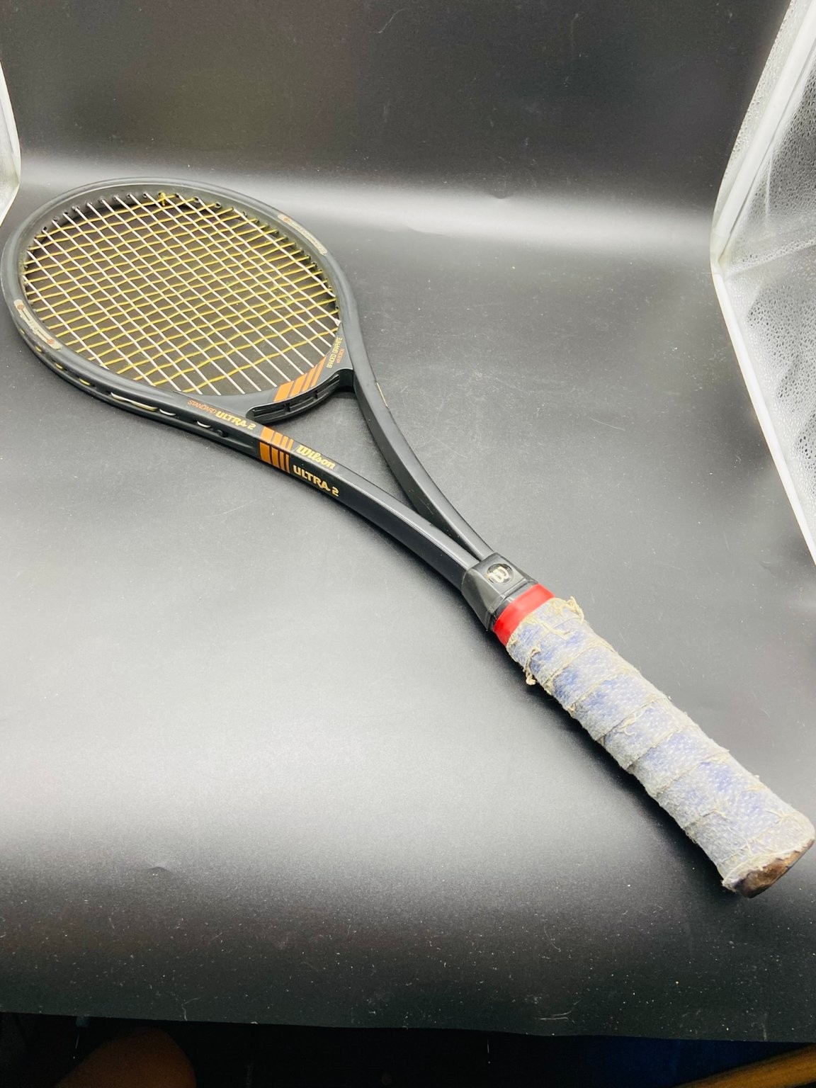 Vintage Wilson Ultra 2 Standard Tennis Racquet 4 1/2 Grip Braided Graphite Boron