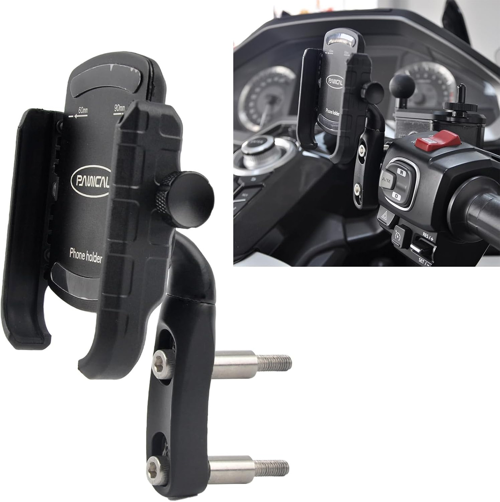 Motorcycle Phone Holder Universal Fits Honda Goldwing GL1800 F6B DCT Bicycle