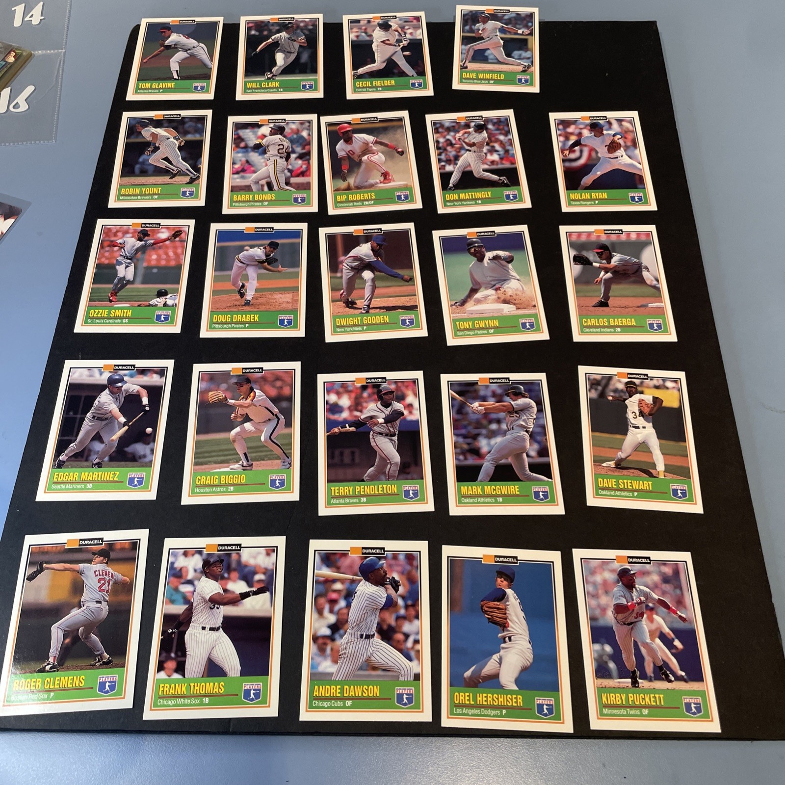 Complete Set Of 1993 Duracell Mlb Players