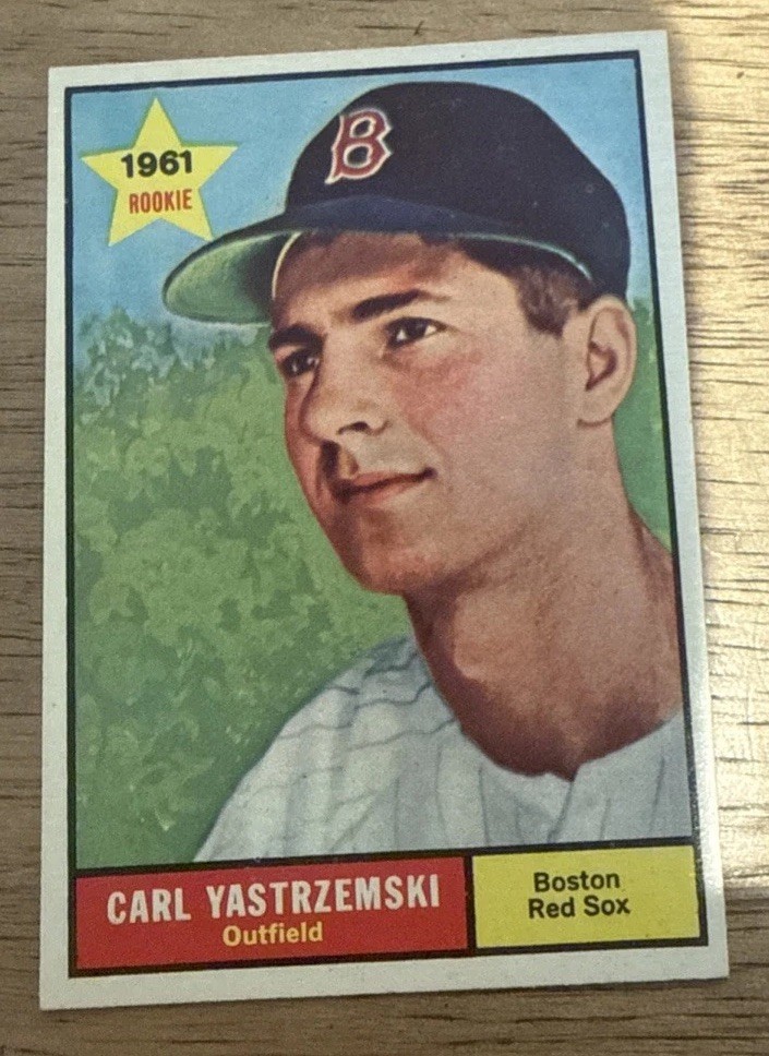 1961 Topps #287 Carl Yastrzemski Sharp, Centered And Clean NM