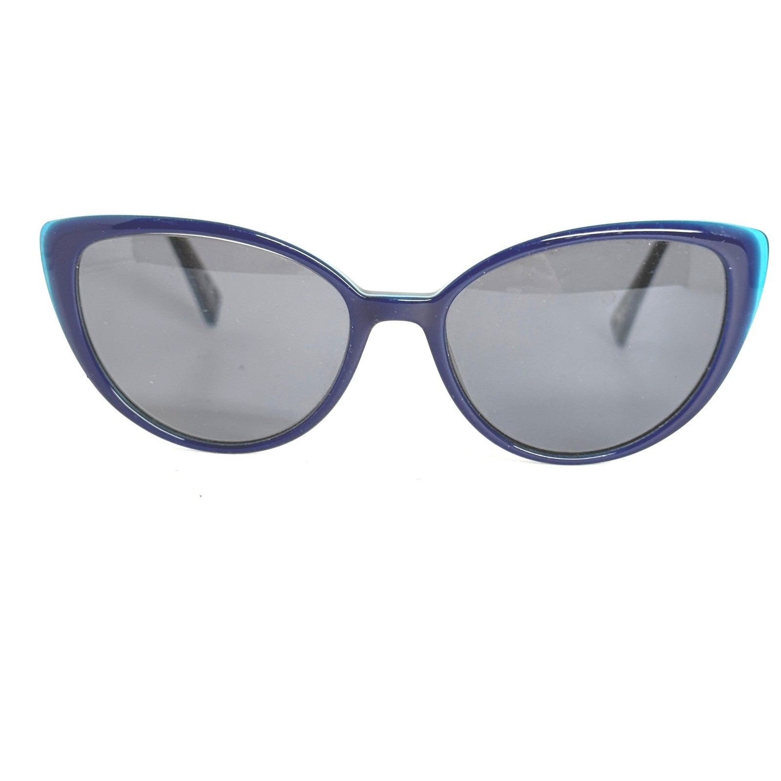 Catherine Malandrino CM-30 Blue Cat Eye Sunglasses 55 17 140 TEL HM 22320