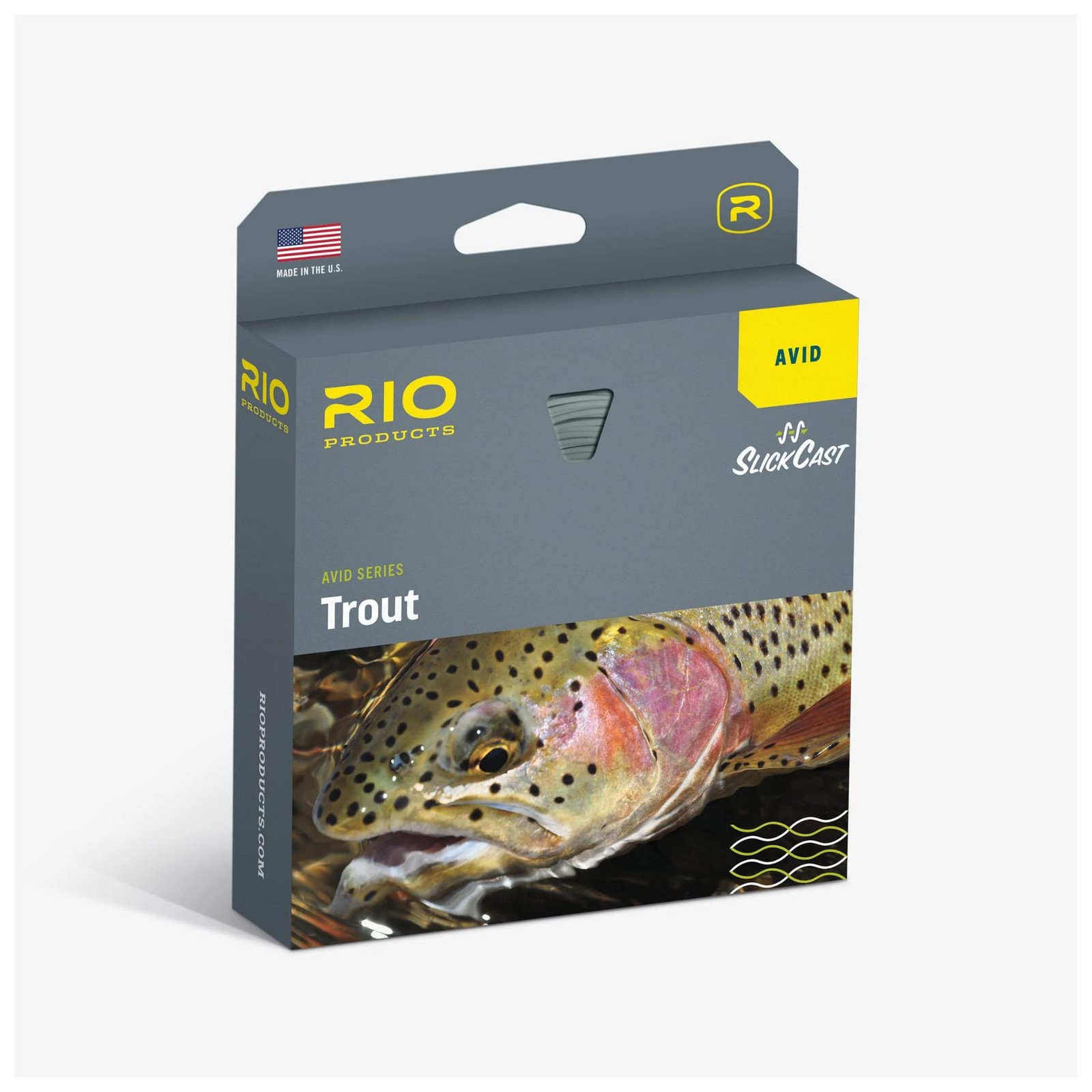 RIO PRODUCTS Avid Trout Series Gold Fly Line WF4F RIO PRODUCTS Avid Trout Series Gold Fly Line WF4F