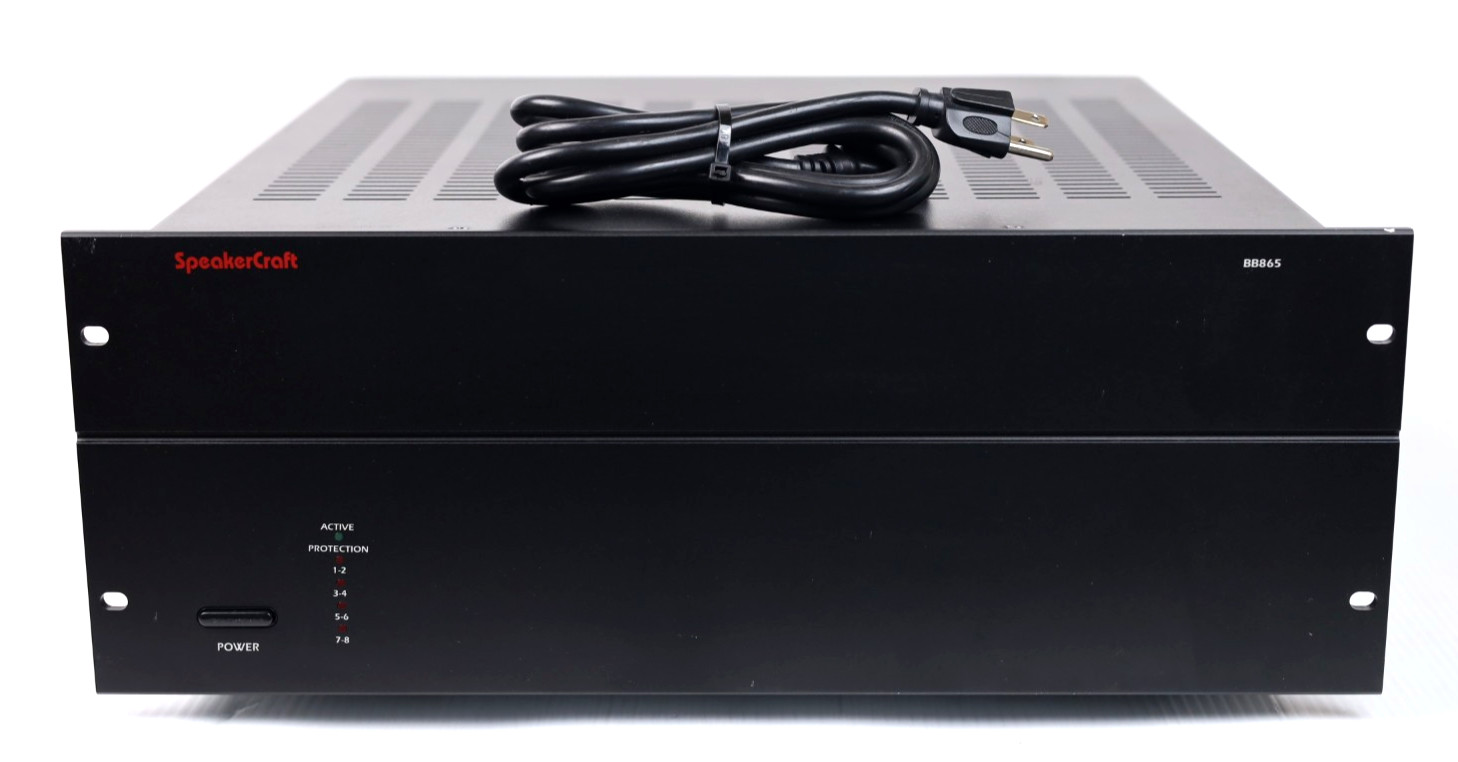 FULLY TESTED SpeakerCraft Big Bang BB865 8 Channel Amplifier w352
