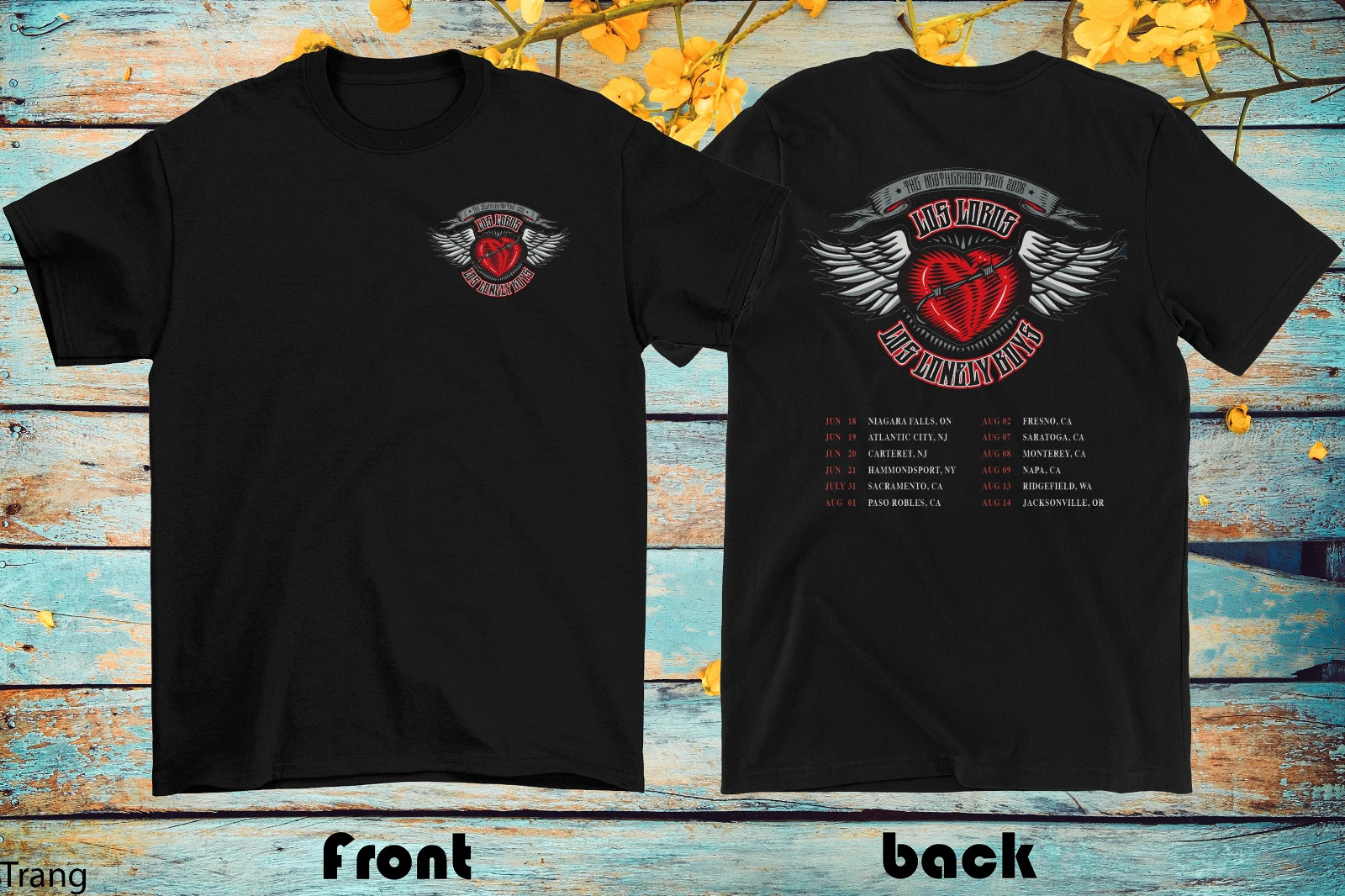 2 Sides Los Lobos & Los Lonely Boys The Brotherhood Tour 2026 Shirt