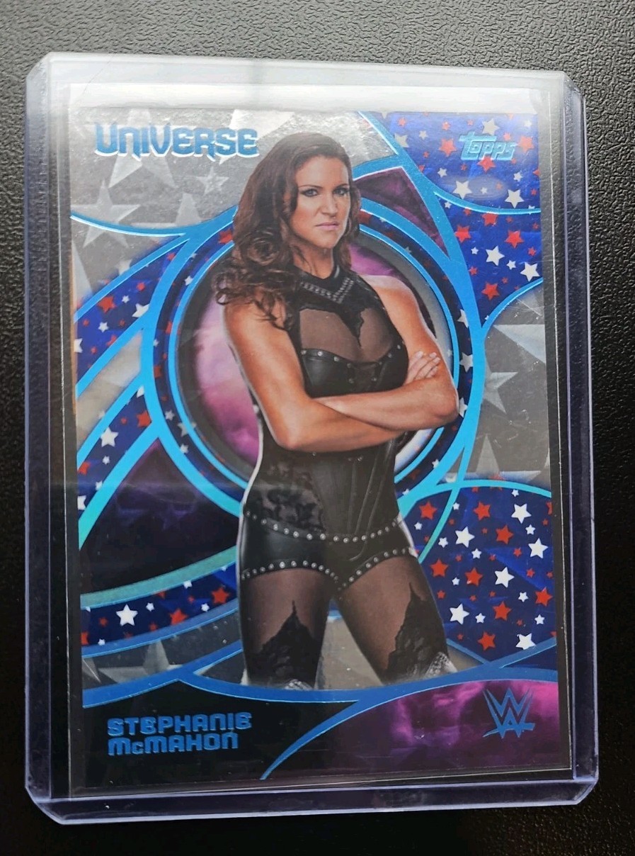 2026 Topps Univers Stephanie Mcmahon Card 154 RWB Stars SSP Case Hit