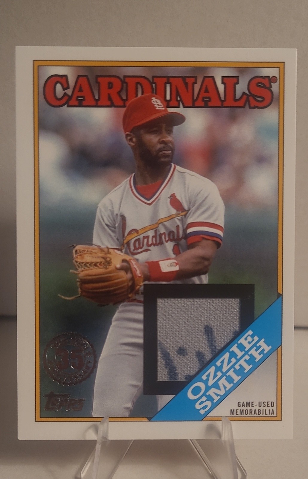 2023 Topps Series 1 - 1988 Topps Baseball Relics Ozzie Smith Autographed RARE 2023 Topps Series 1 - 1988 Topps Baseball Relics Ozzie Smith Autographed RARE