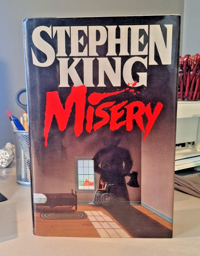 Misery Stephen King 1987 HC 1ST EDITION LIKE NEW/N MINT BOOK  ANDJACKET FLAWLESS